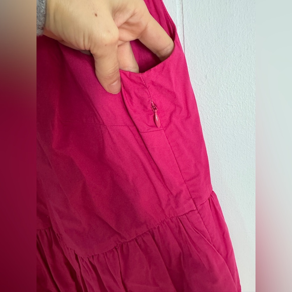 J. Crew Vibrant Pink Sleeveless Dress - Picture 3 of 7